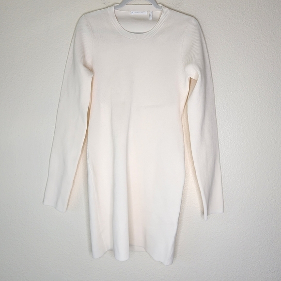 Helmut Lang Ivory Slash Dress M - Picture 3 of 8
